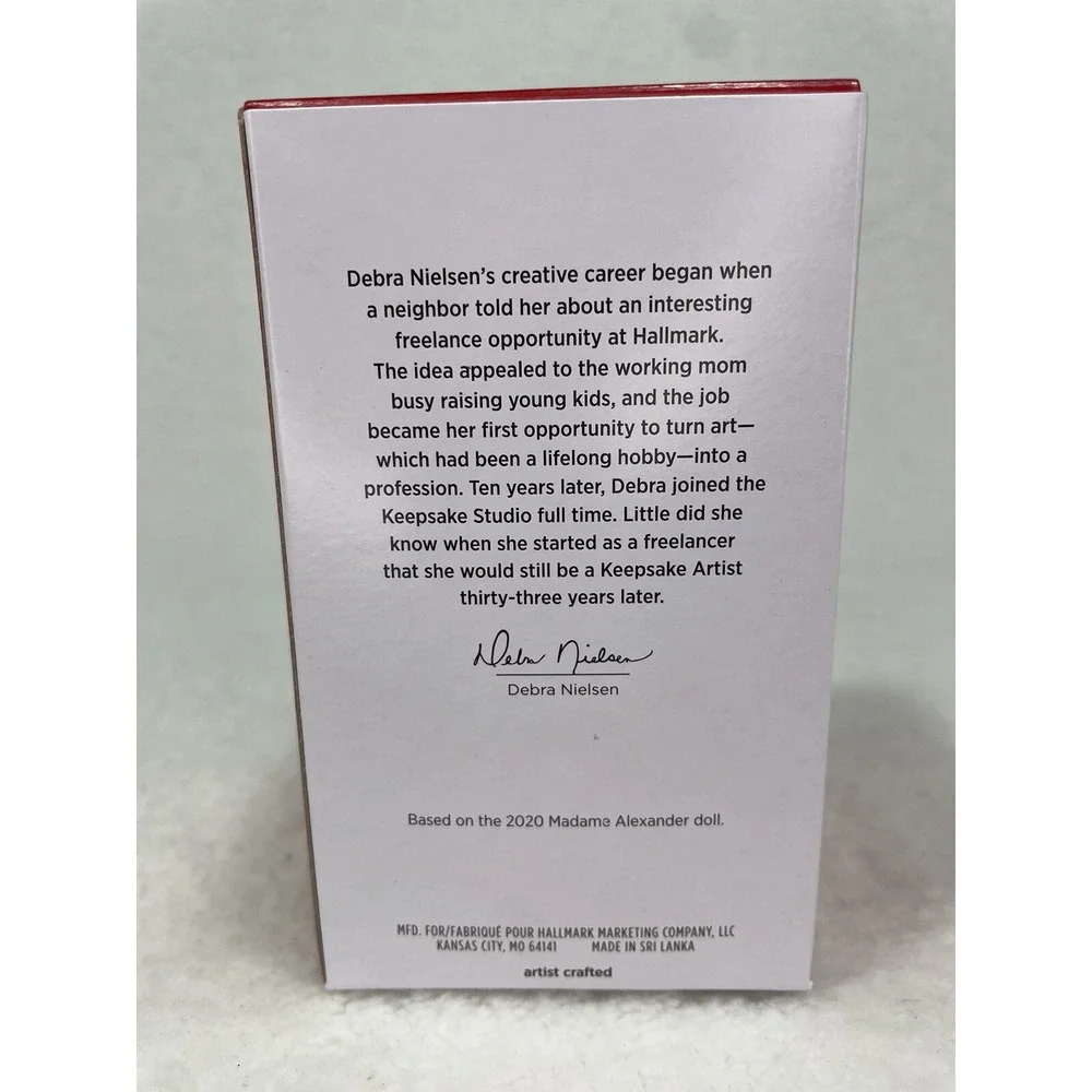 Hallmark Keepsake 2022 Christmas Cheer Wendy Madame Alexander Ornament NIB‎